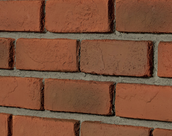 Tumbled Select Brick Interlock - Burnt Orange